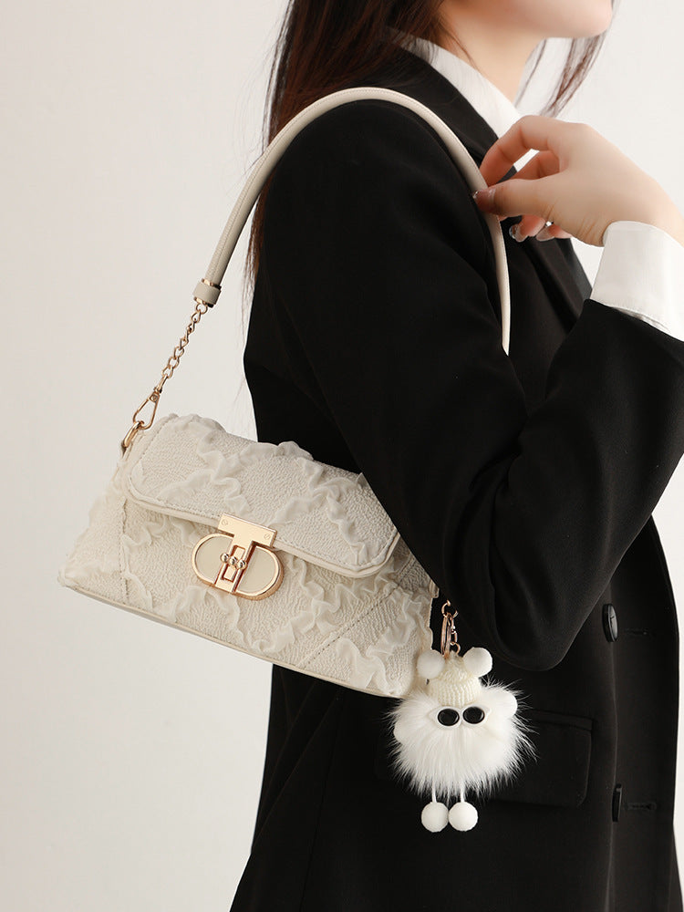 Commute Western Style Niche Underarm Female Small Square Bag