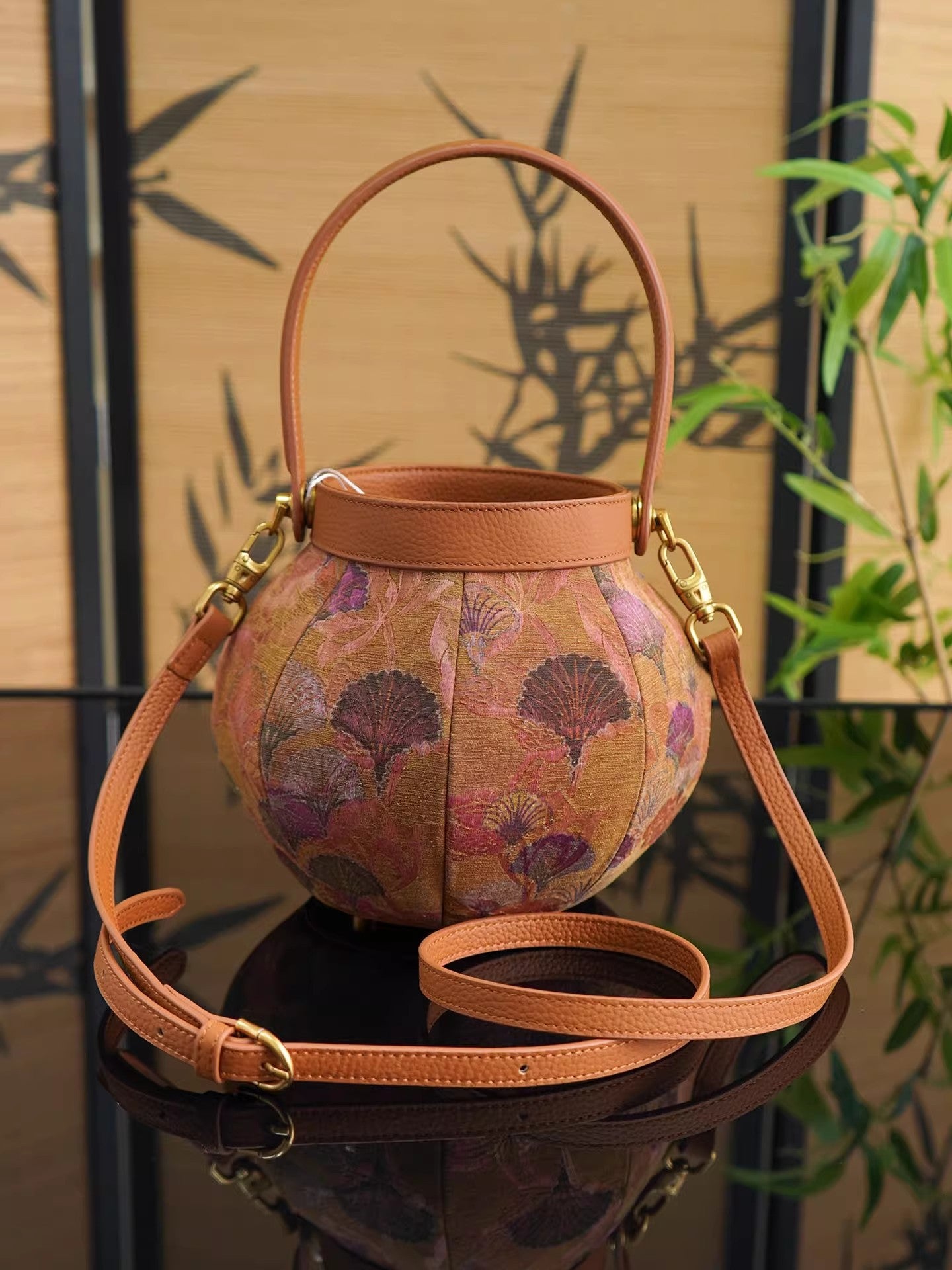 Goods Yarn Silk National Style Lantern Chinese Women's Messenger Bag