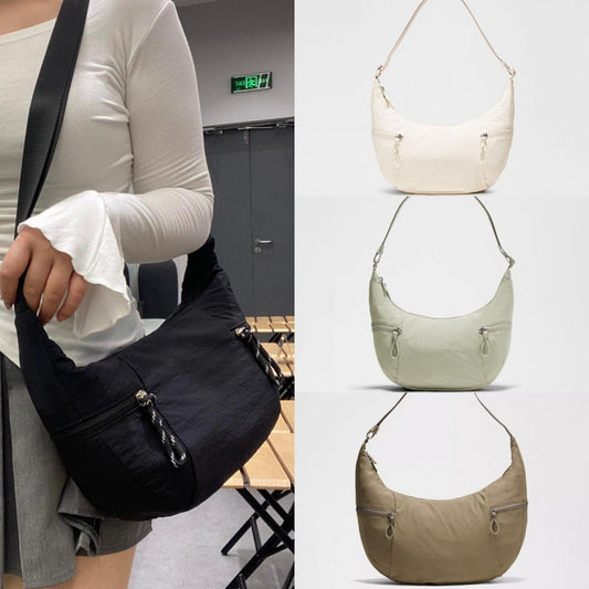 Unique Croissant Large Capacity Commuter Dumpling Shoulder Bags