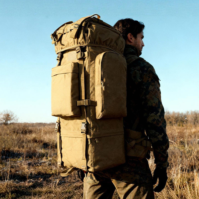 Large Capacity Shiralee Trip Army Camouflage Mountain Climbing, Hiking Bag