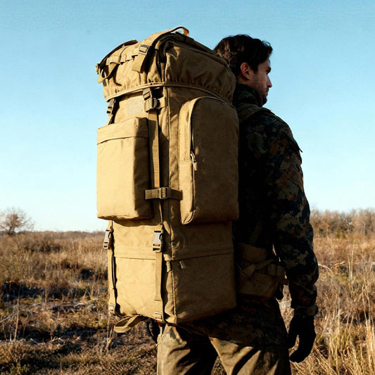 Large Capacity Shiralee Trip Army Camouflage Mountain Climbing, Hiking Bag