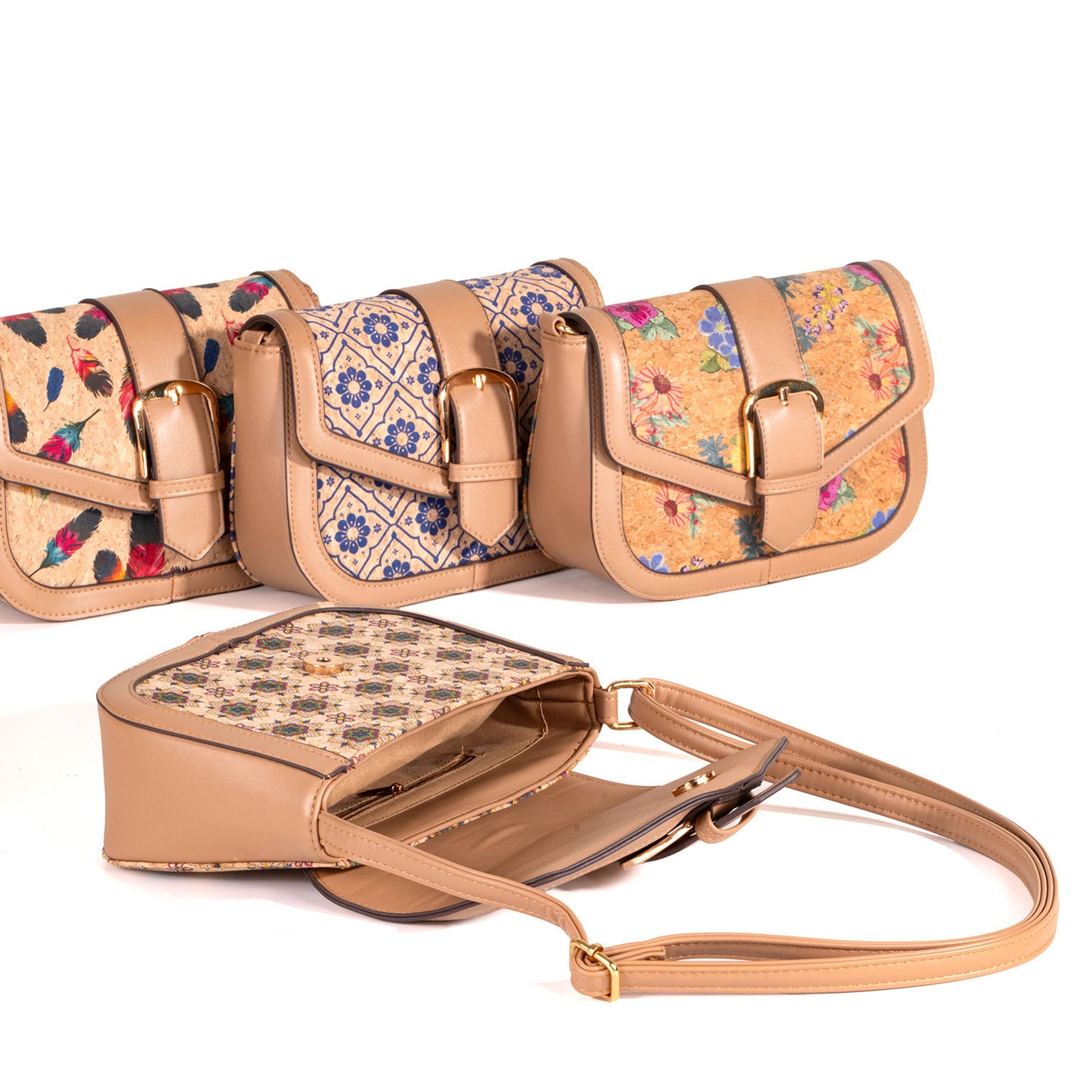 Women's Outside Ethnic Style Cork Bark Fashion Environmentally Women's Shoulder Bag