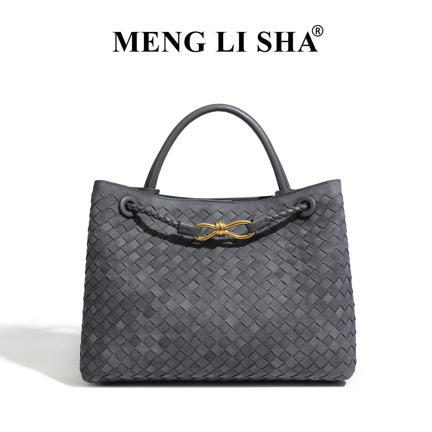 Women's High-grade Portable Vintage Frosted Suede Woven Women's Handbag