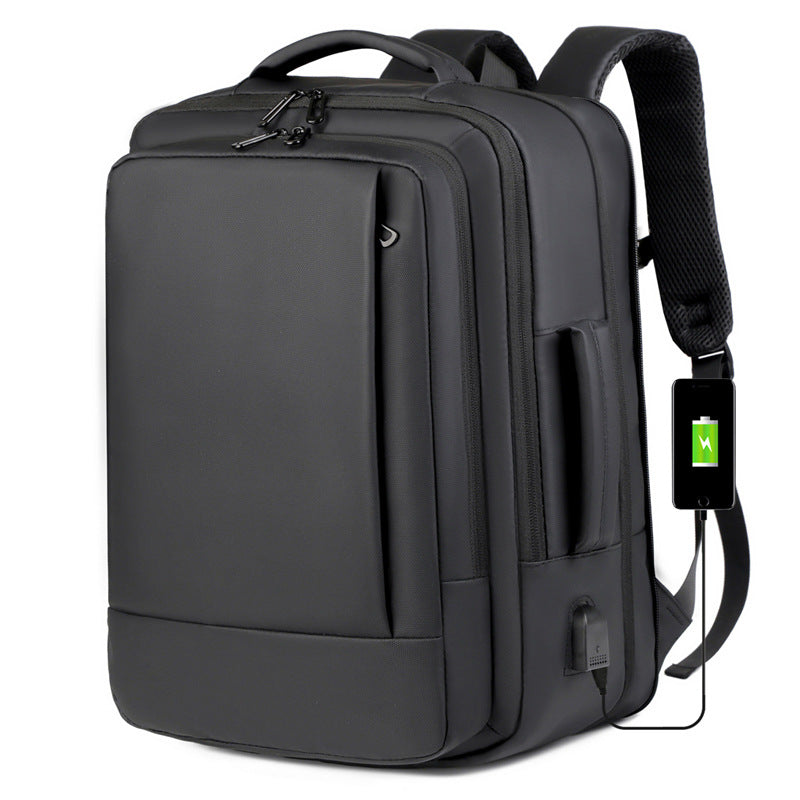 Men's Large Capacity Computer College Commuter Business Backpack