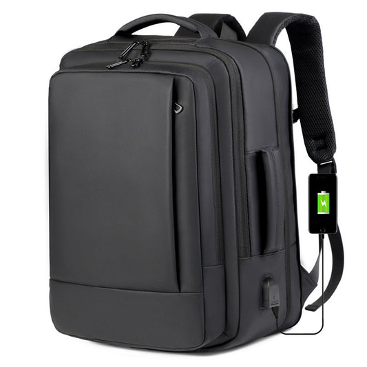 Men's Large Capacity Computer College Commuter Business Backpack