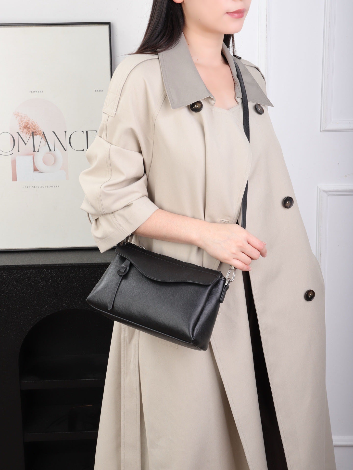 Women's Underarm Leather Fashion Genuine Mother Women's Shoulder Bag