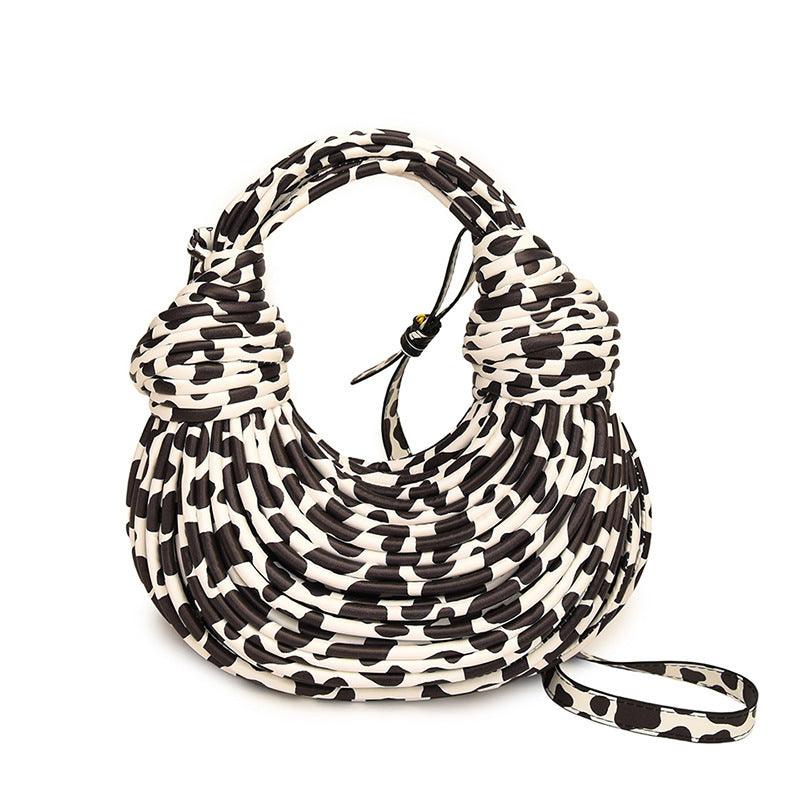 Women's Handmade Woven Special Creative Knotted Noodles Dumpling Bags