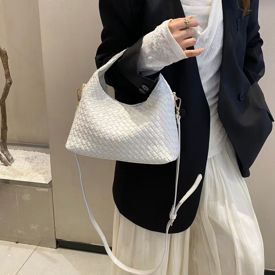 Hand-woven Design Large Capacity Commuting Fashion Handbags