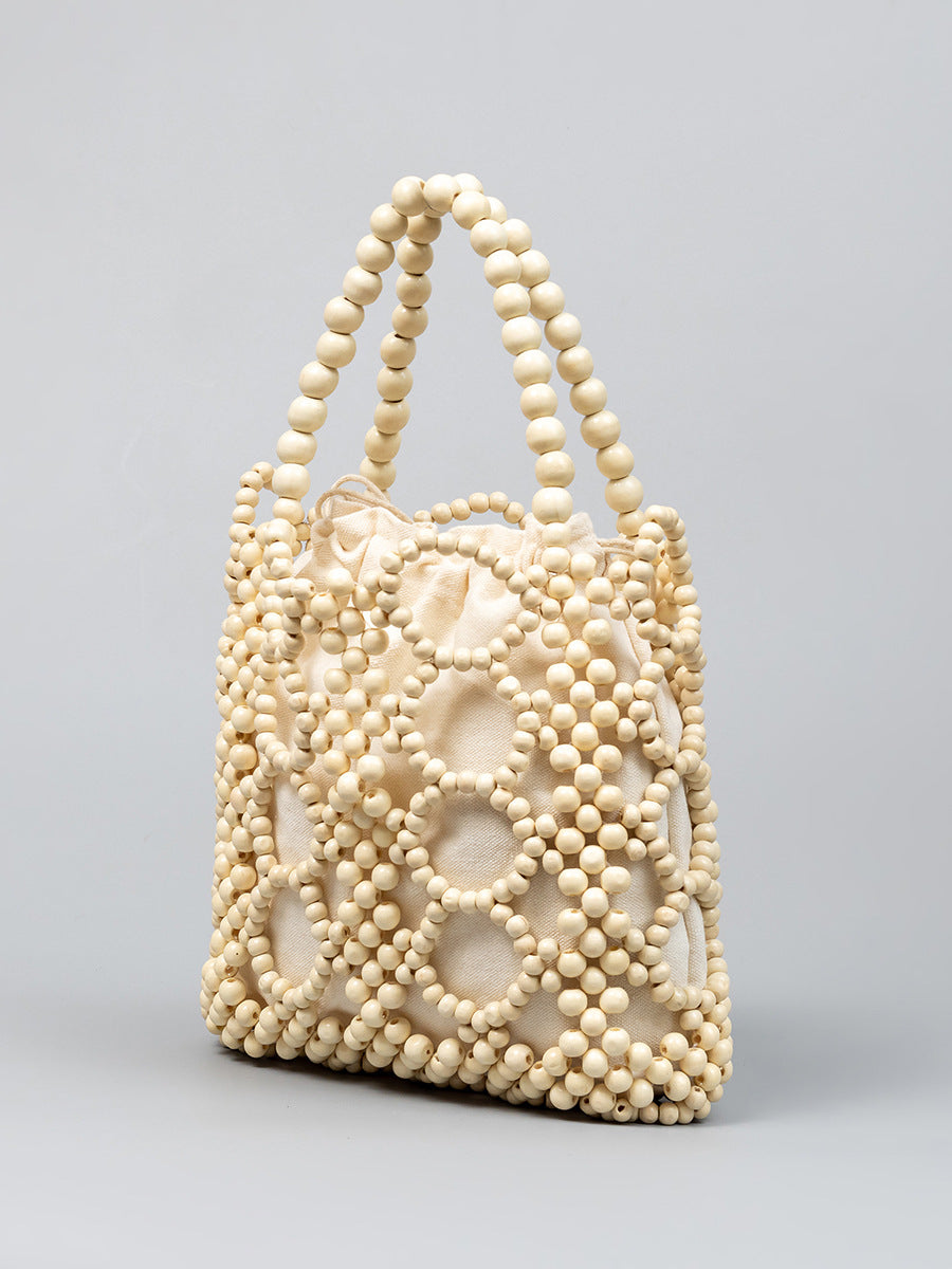 Seaside Holiday Design Woven Beach With Women's Shoulder Bag