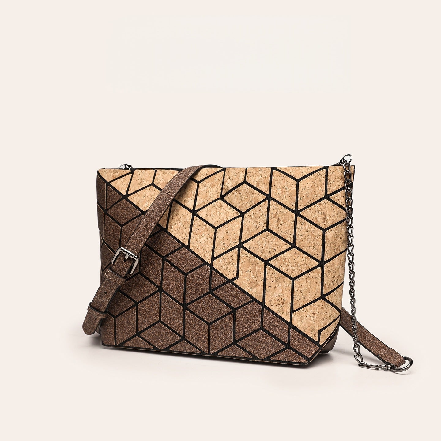 Women's Portuguese Retro Cork Bark Ethnic Style Large Bags