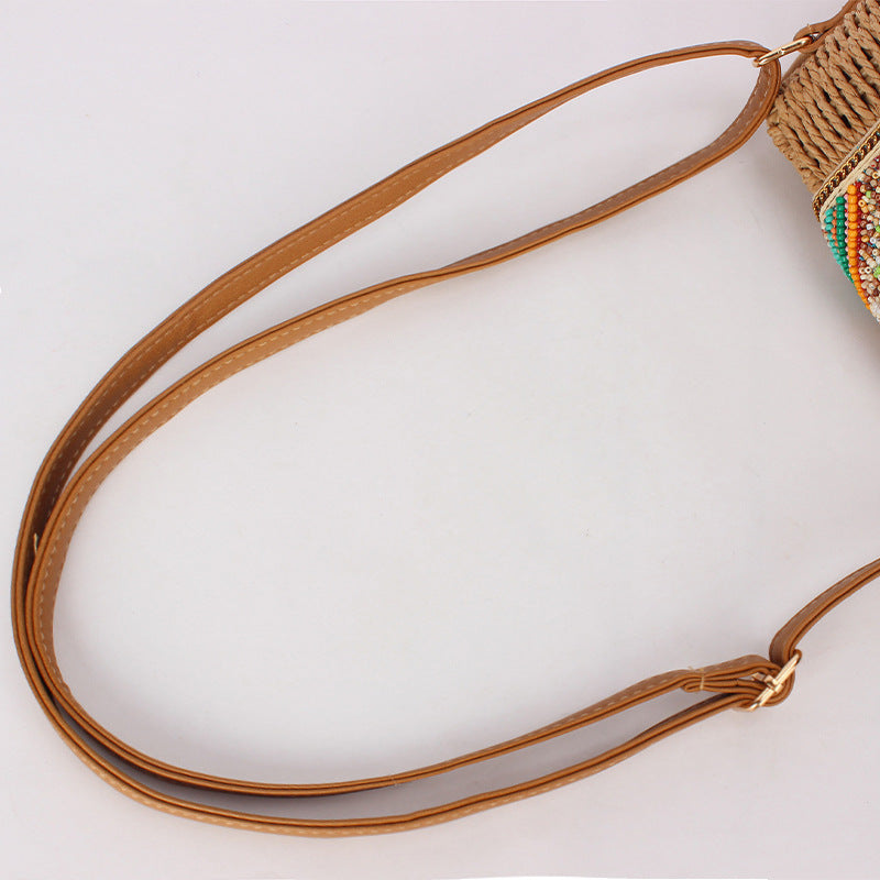 Women's Cover Fashion Woven Advanced Texture Simple Women's Messenger Bag