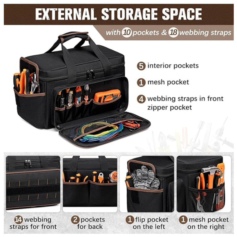 Thickening Oxford Cloth Inch Tool Kit Portable Women's Chest Bag, Fanny Pack