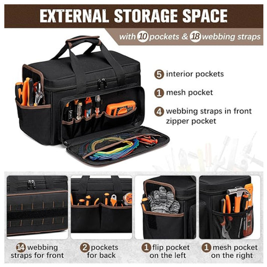 Thickening Oxford Cloth Inch Tool Kit Portable Women's Chest Bag, Fanny Pack