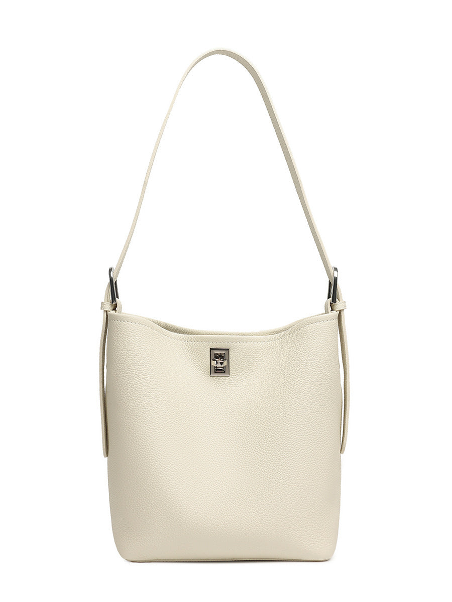 Fashion Genuine Leather Simple High-grade Single Women's Shoulder Bag