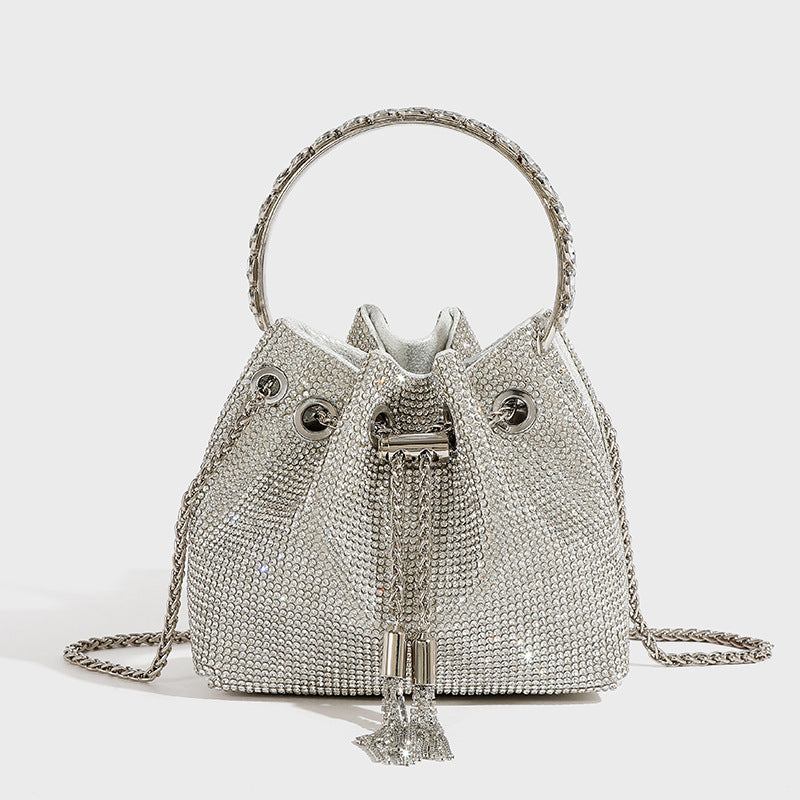 Women's Rhinestone Premium Dinner Acrylic Fashion Diamond Shoulder Bags