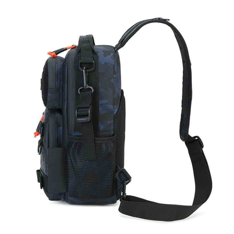 Women's & Men's Multifunctional Insertion Pole Lure Sport Climbing Riding Fishing Men's Shoulder Bag