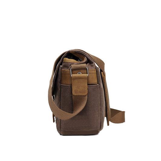 Charming Men's Retro Canvas Graphy Business Men's Shoulder Bag