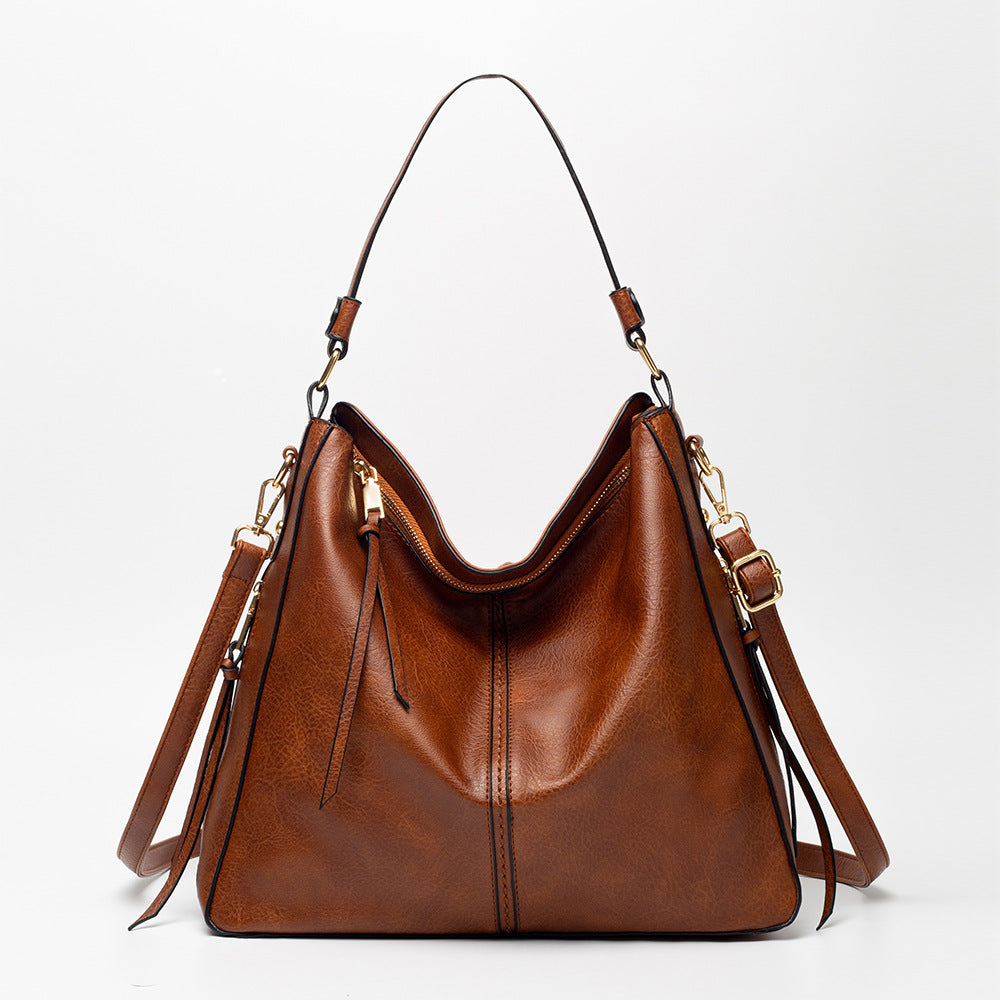 Women's Versatile Simple Elegant High-grade Temperament Goddess Style Women's Shoulder Bag