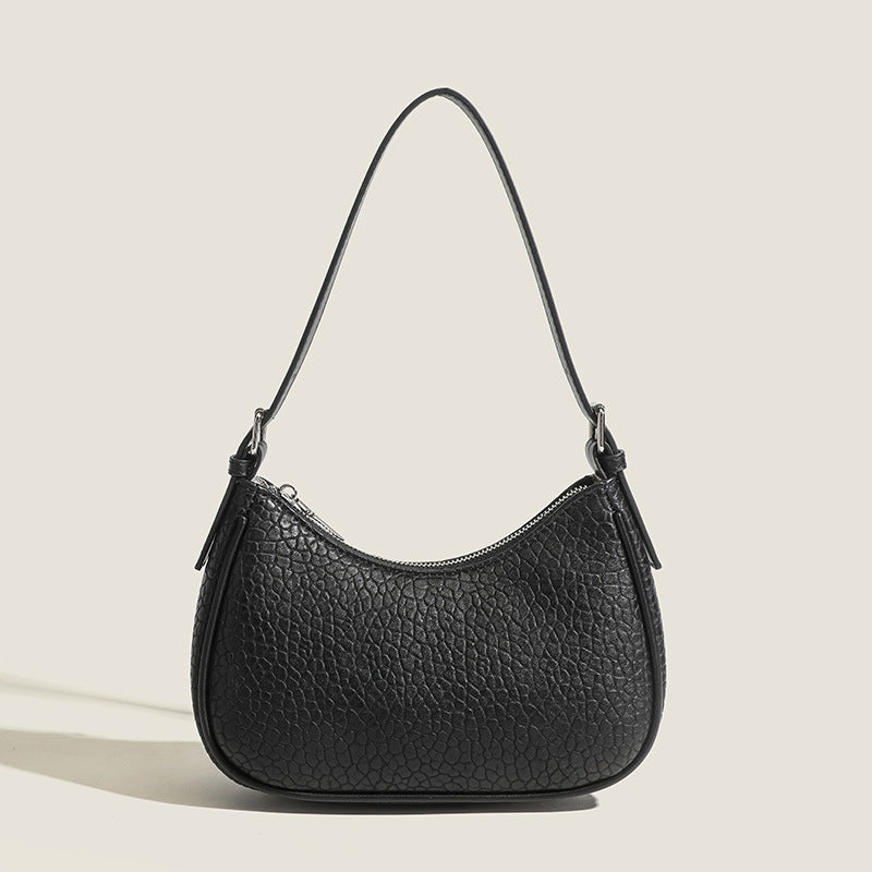 Women's Texture Trend Underarm Niche Design Fashion Women's Shoulder Bag