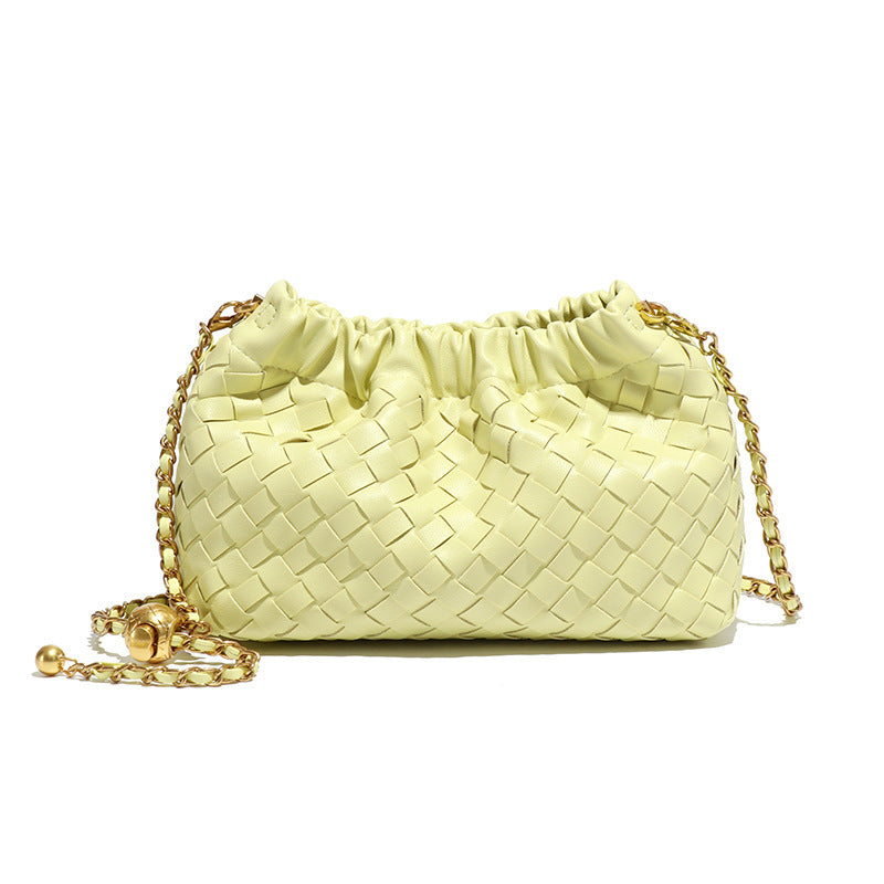 Women's Hand-woven Cloud Simple Metal Chain Fashion Minority Design Women's Shoulder Bag