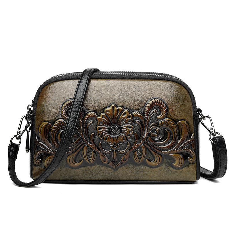 Women's Retro Mom Style Western Temperament Chinese Bags