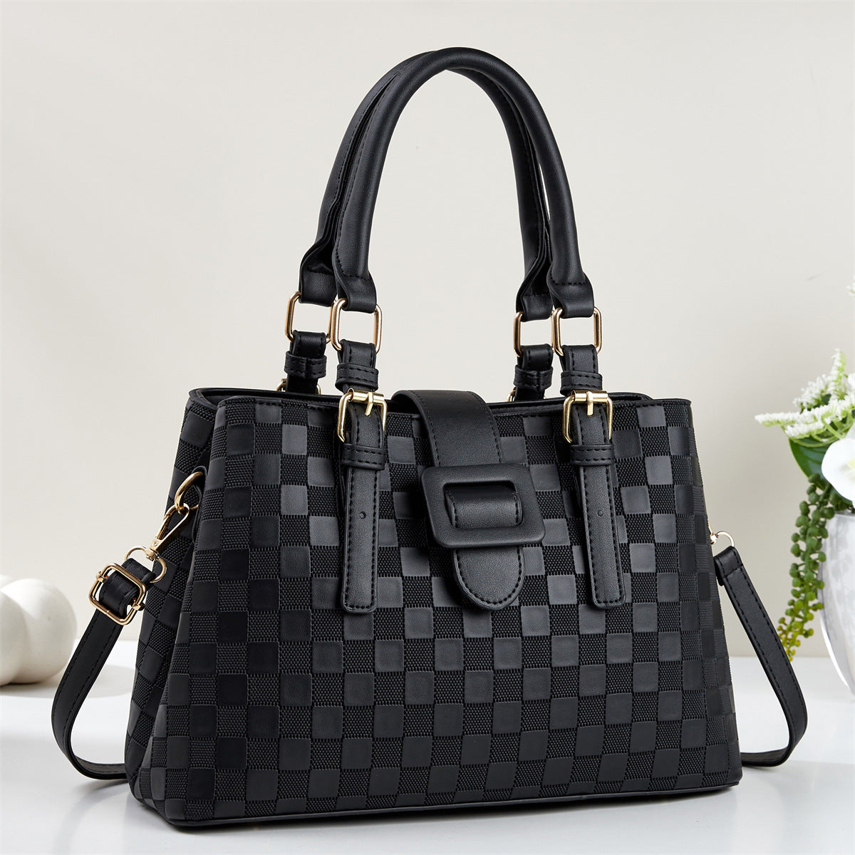 Women's Fashion Big Trendy Large Capacity Western Women's Shoulder Bag