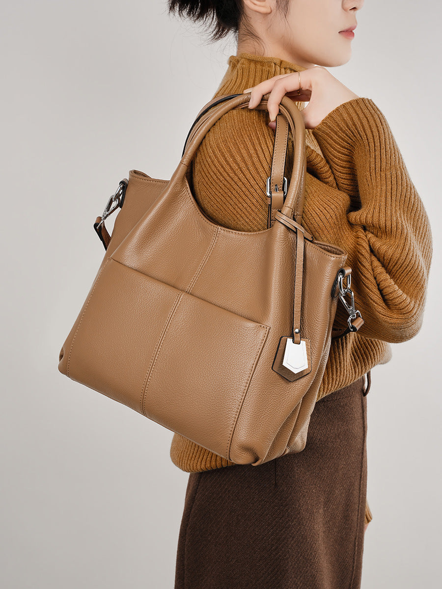 Women's Genuine Leather Large Capacity Totes Mother Shoulder Bags