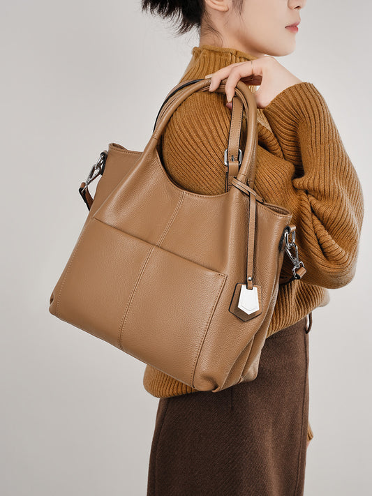 Women's Genuine Leather Large Capacity Totes Mother Shoulder Bags