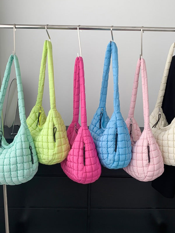 Women's Cloud Fashion Portable Dumpling Capacity Down Bags