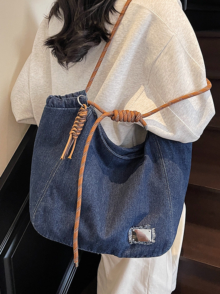 Women's Denim Lightweight Chic For Class Commuting Bags