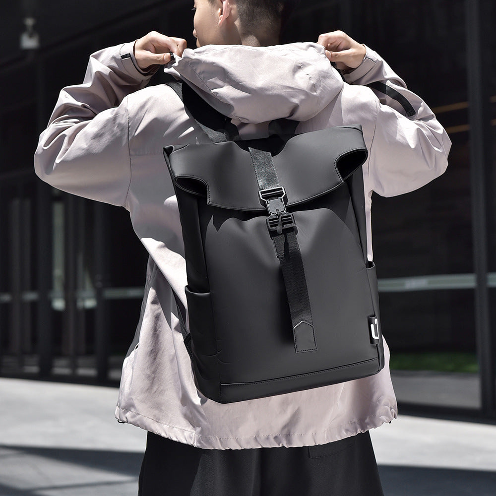 Men's Simple Commute Large Capacity Waterproof Lightweight Backpacks