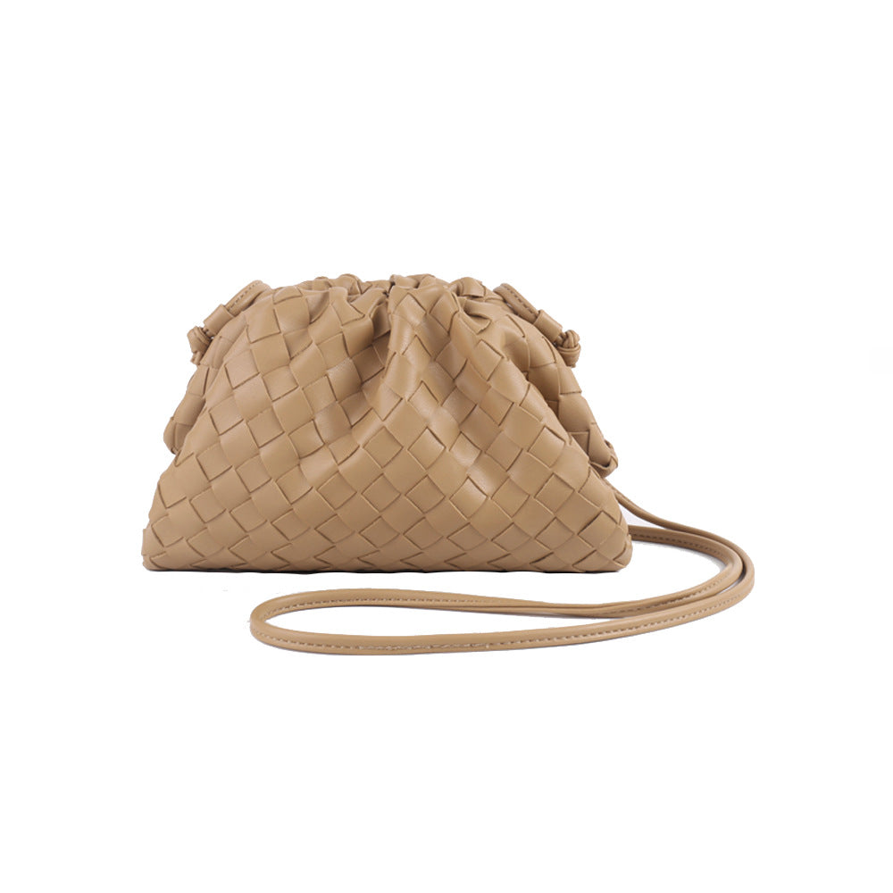 Women's Woven Cloud Dumpling Popular Fashion Clutch Women's Shoulder Bag