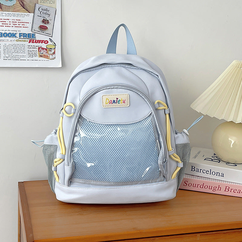 Cartoon Snacks Simple Two-dimensional Grain Lightweight Junior Bags