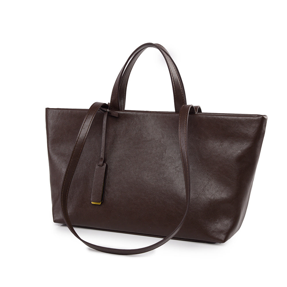 Women's Sense Female Niche Soft Leather Commuter Women's Handbag