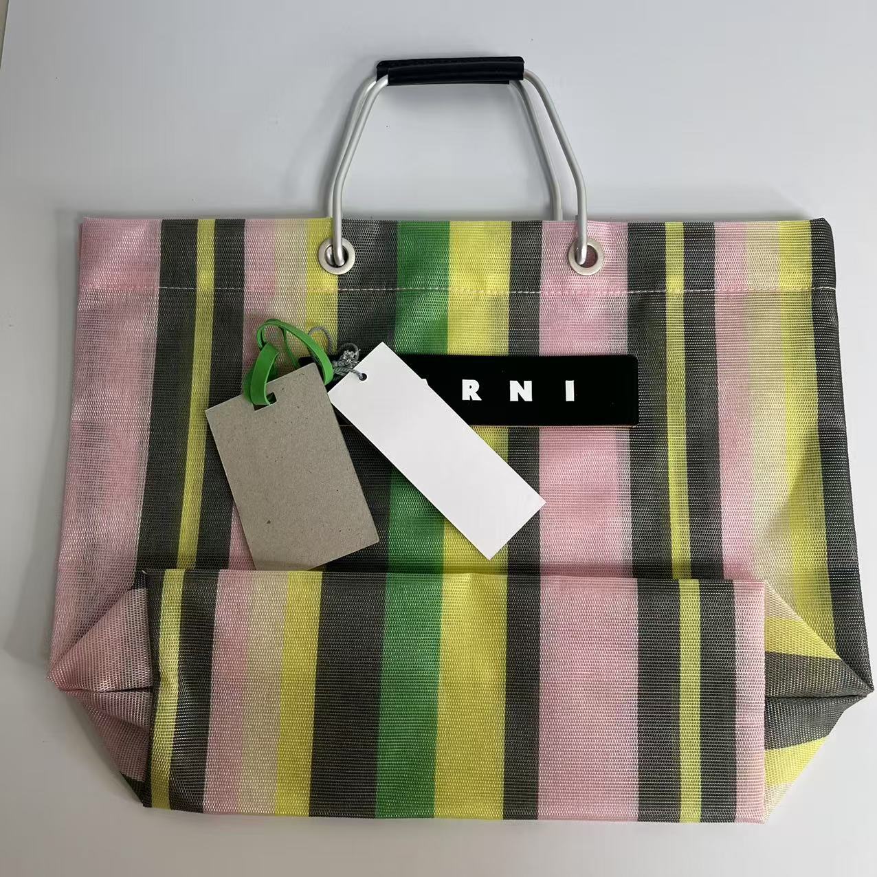 Women's & Men's Woven Aluminum Portable Leisure Shopping Tote Bag