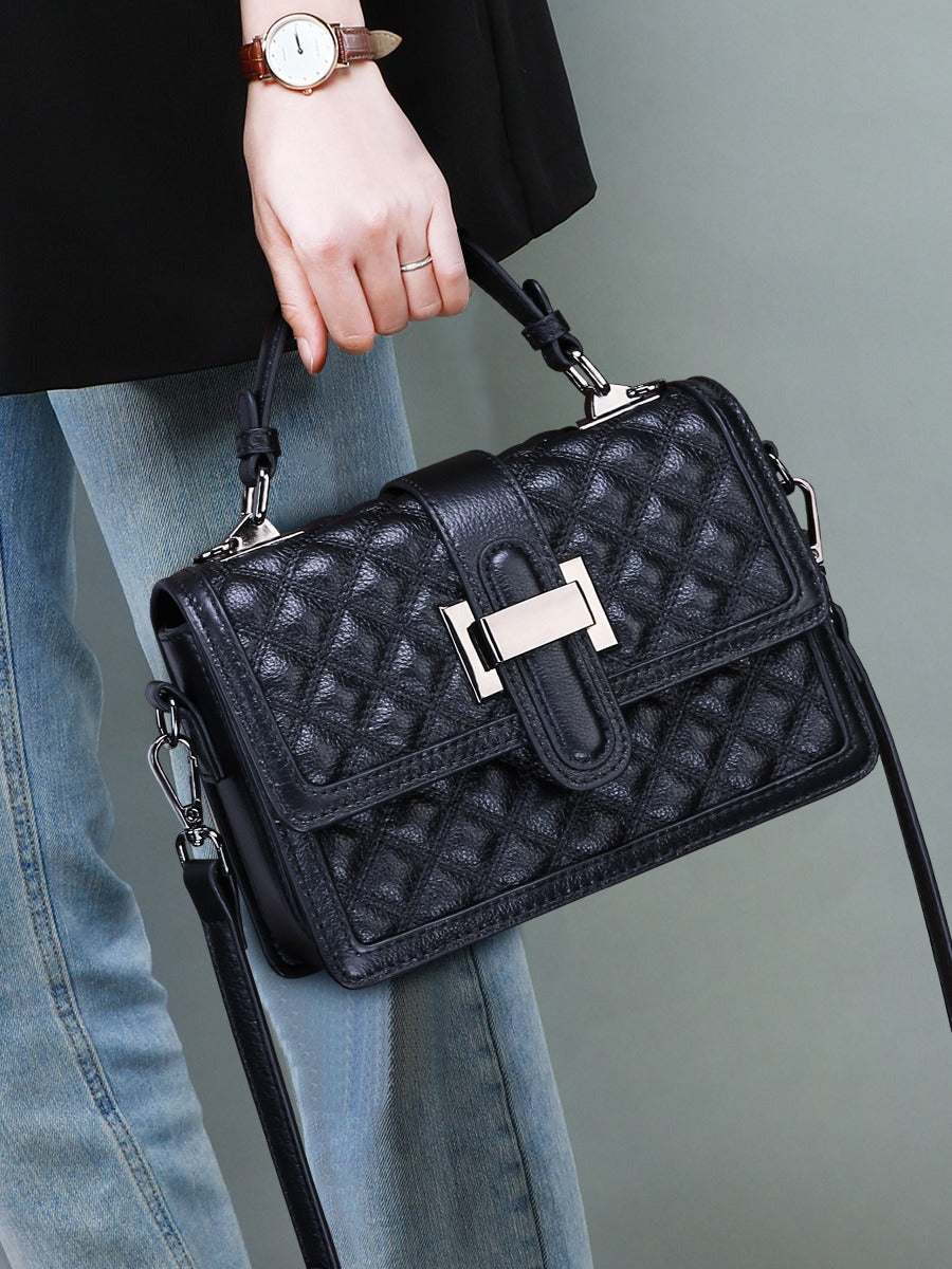 Women's Summer Top Layer Leather Trendy Fashion Women's Handbag