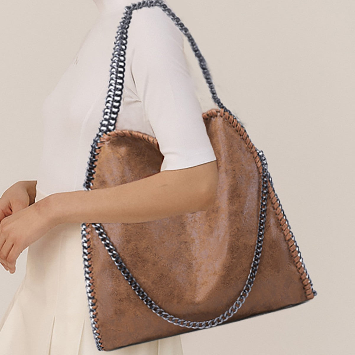 Women's Simple Classic Chain Fashion Portable Leisure Shoulder Bags