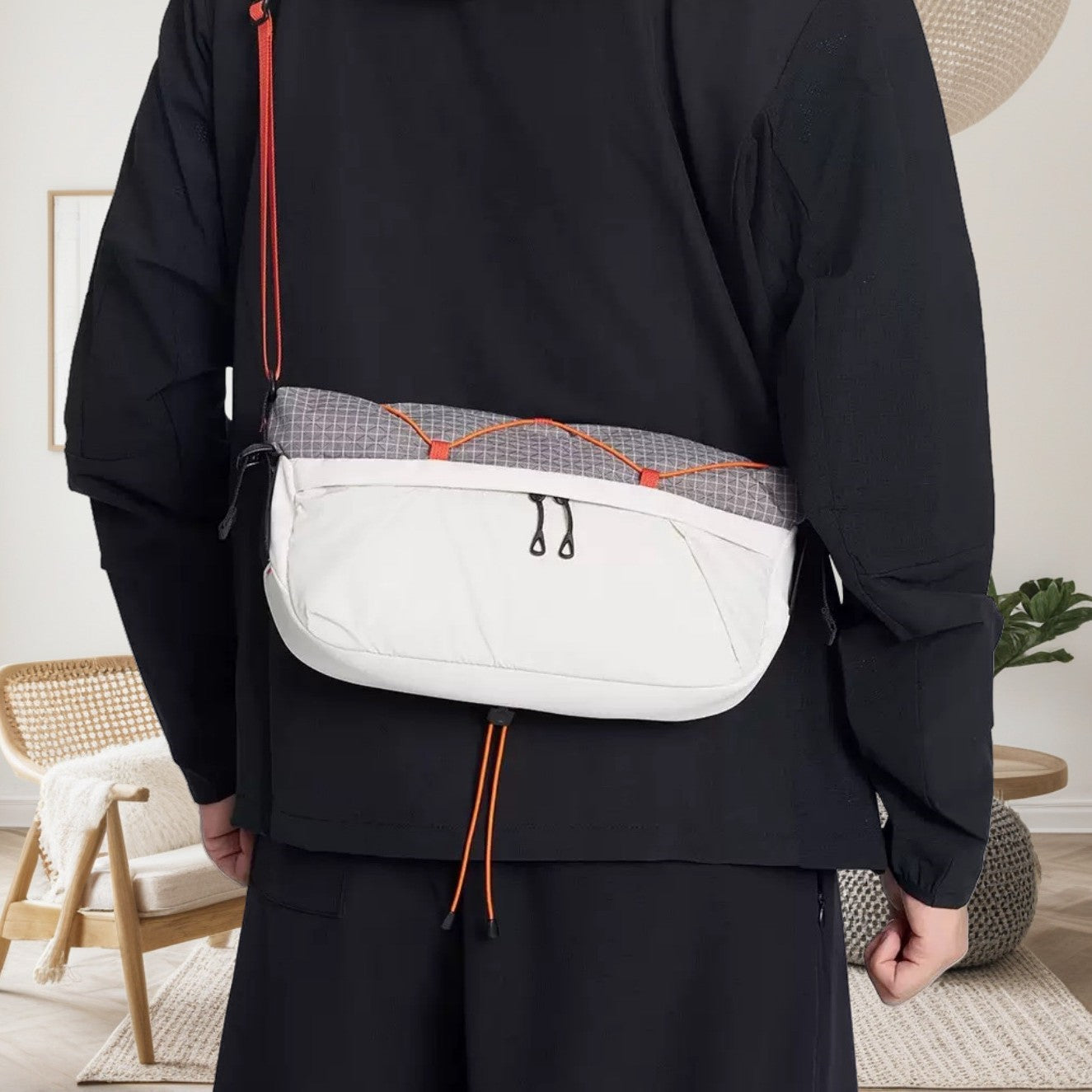 Fashion Commuter Trendy Design Sense Unisex Men's Chest Bag