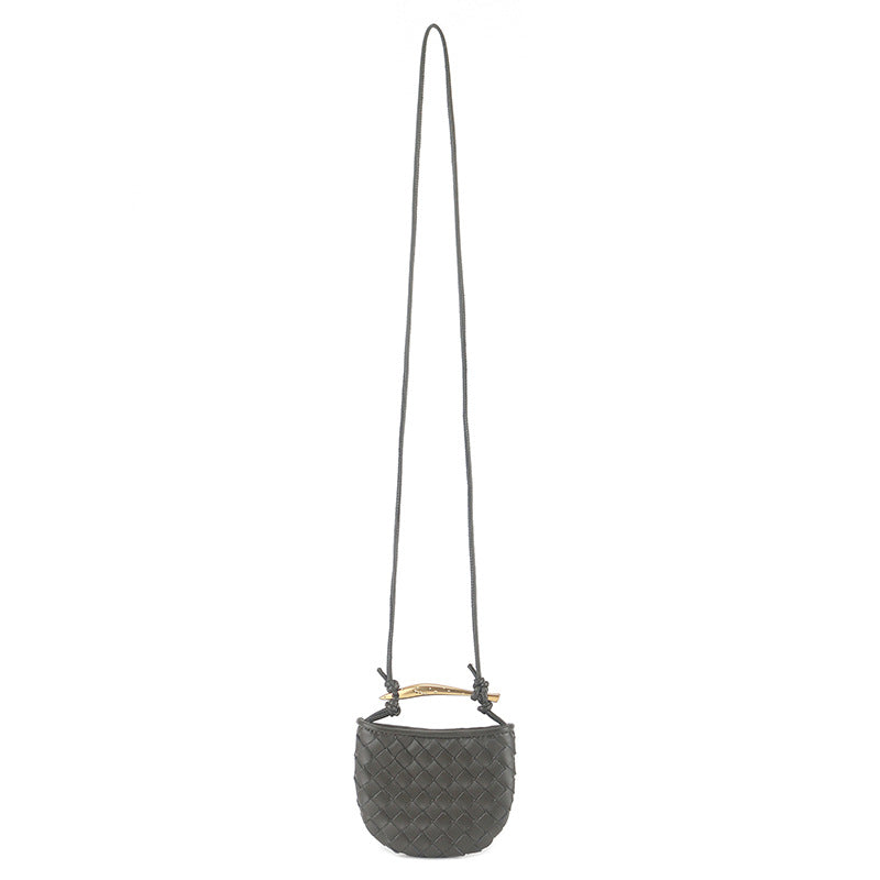 Shark Nail Earphone Woven Pendant Classic Women's Handbag