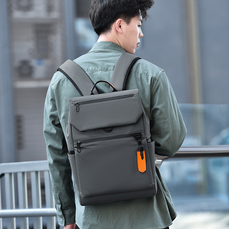 Men's Trendy Waterproof Computer High Junior College Business Backpack