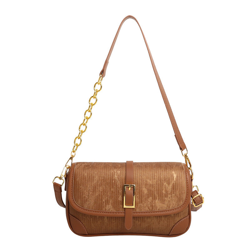 Women's Fashion Stitching Spring Simple Popular Temperament Women's Shoulder Bag