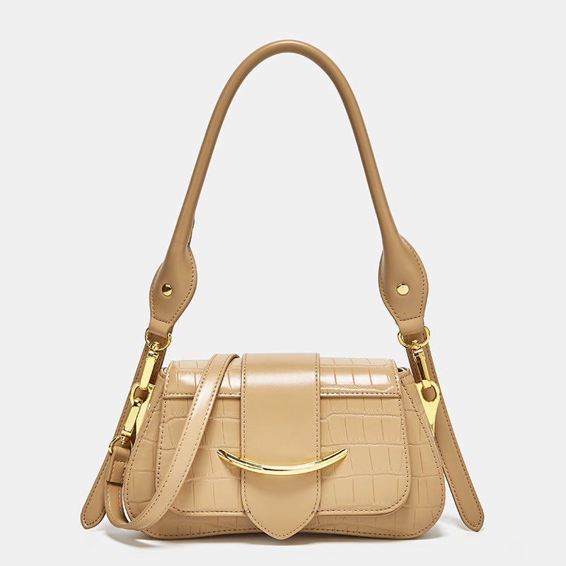 Women's Simple Niche Design Fashion Underarm Crocodile Women's Shoulder Bag