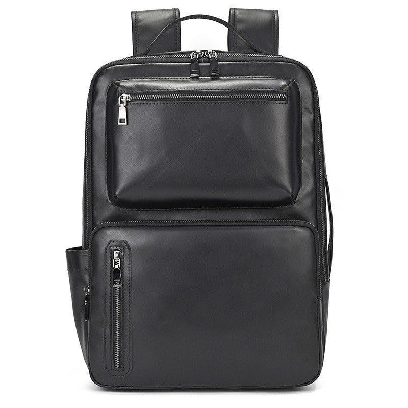 Women's & Men's Crazy Horse Leather Retro Backpacks