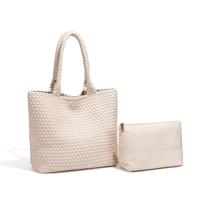 Trendy Large Capacity Underarm Son Mother Simple Elegant Women's Handbag