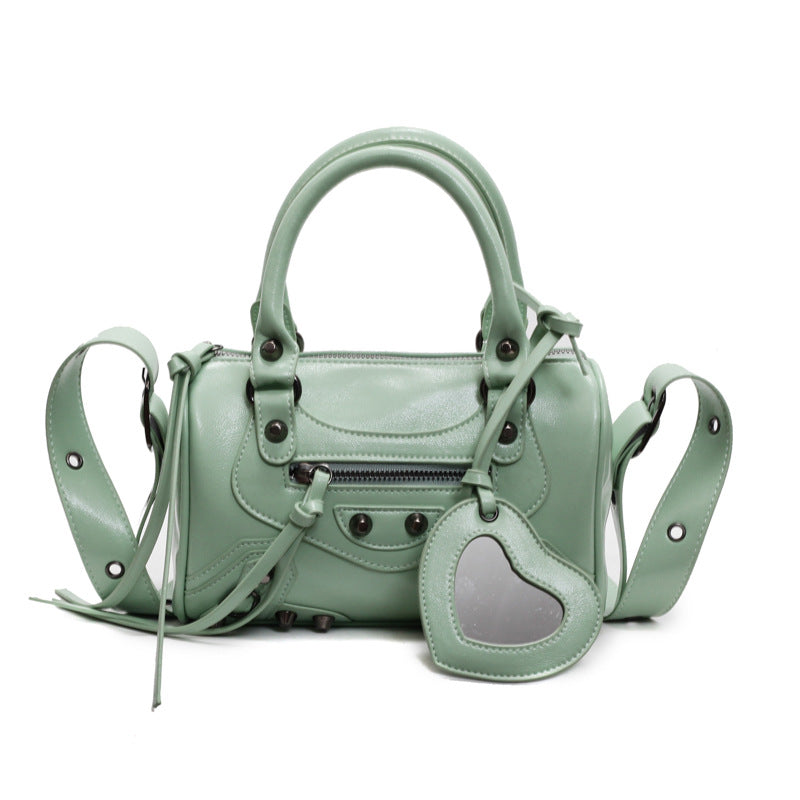Fashion Vintage Rivet Advanced Texture Sweet Women's Messenger Bag