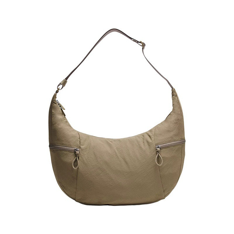 Unique Croissant Large Capacity Commuter Dumpling Shoulder Bags