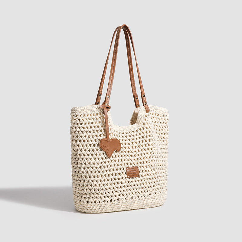 Women's Summer Woven Beach Holiday Large Capacity Tote Bags