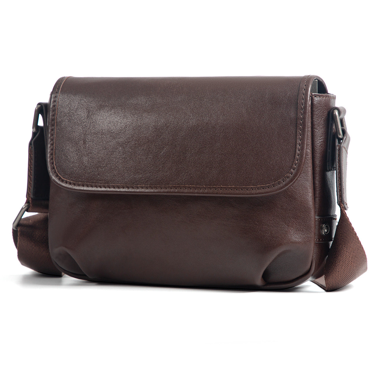 Men's & Women's Straight Hair Oil Wax Leather Retro Fashion Bags