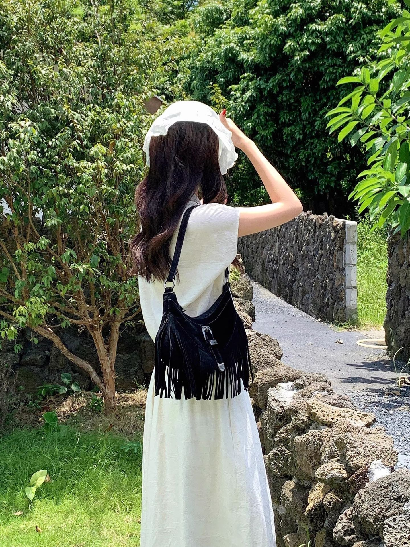 Coffee Tassel Female 2 Korean Style Suede Underarm Retro Easy Bags