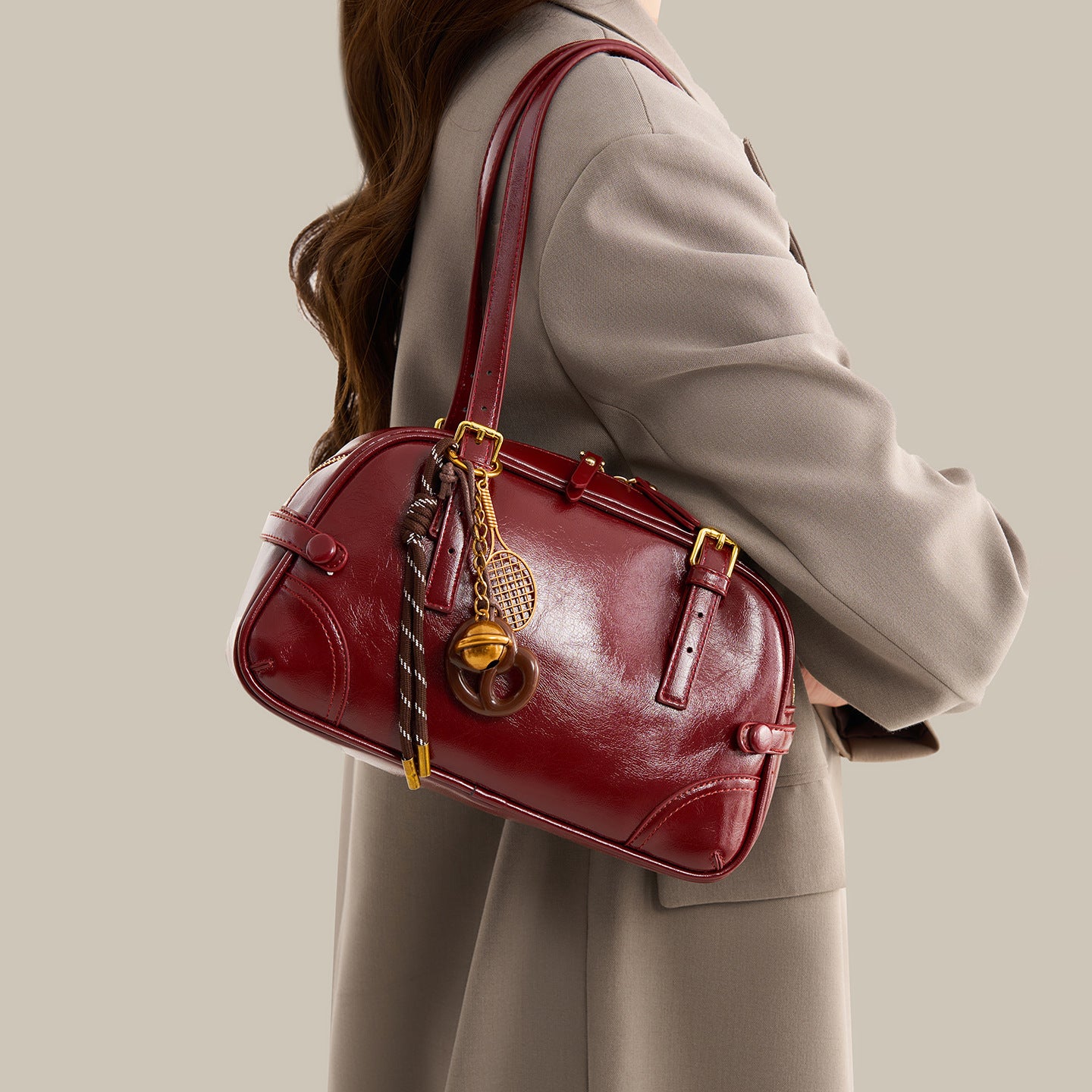 Women's Retro Large Capacity Western Style Portable Bags